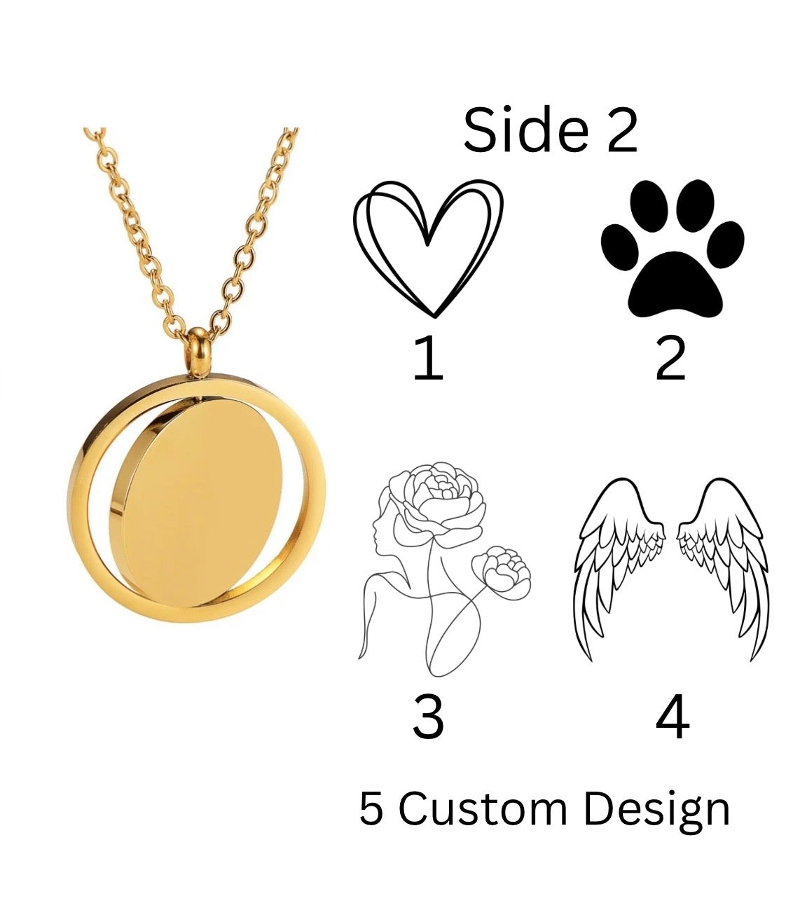 Spinning Stainless Steel Necklace