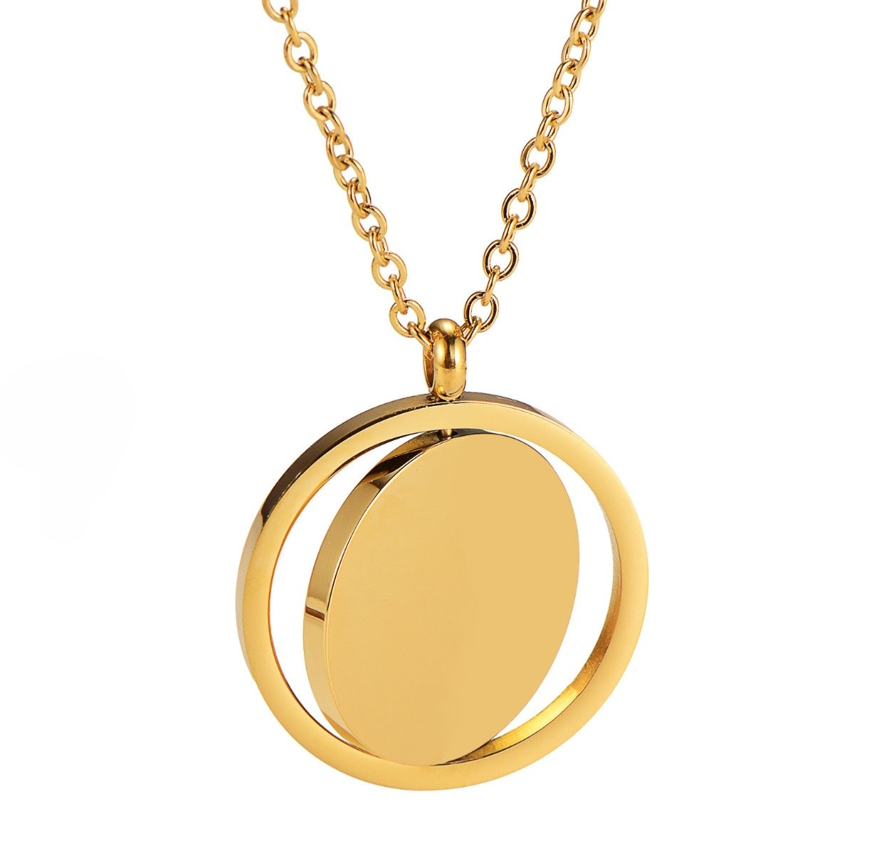 Spinning Stainless Steel Necklace